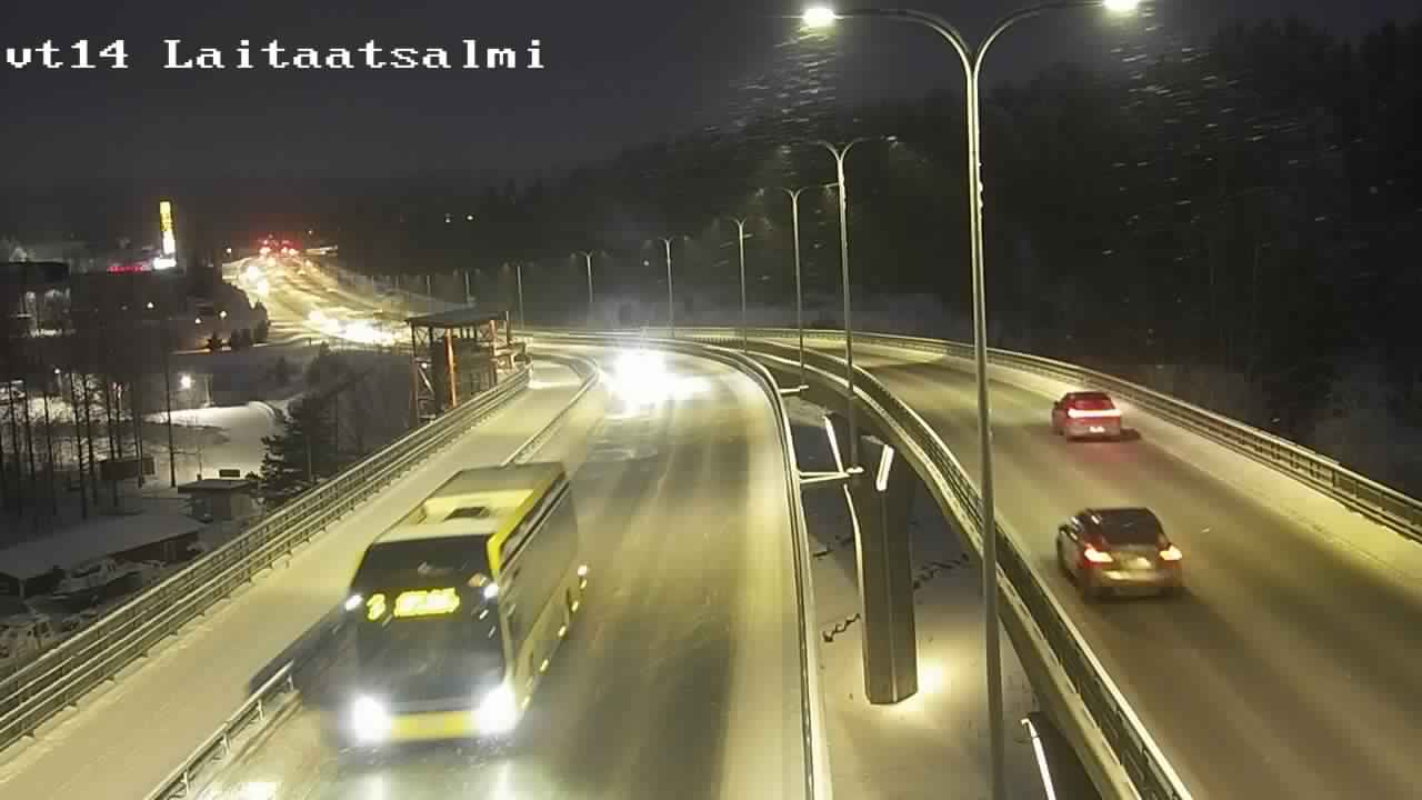 Weather Camera Image Road 14 Savonlinna, Laitaatsalmi, Savonlinna, Etelä-Savo