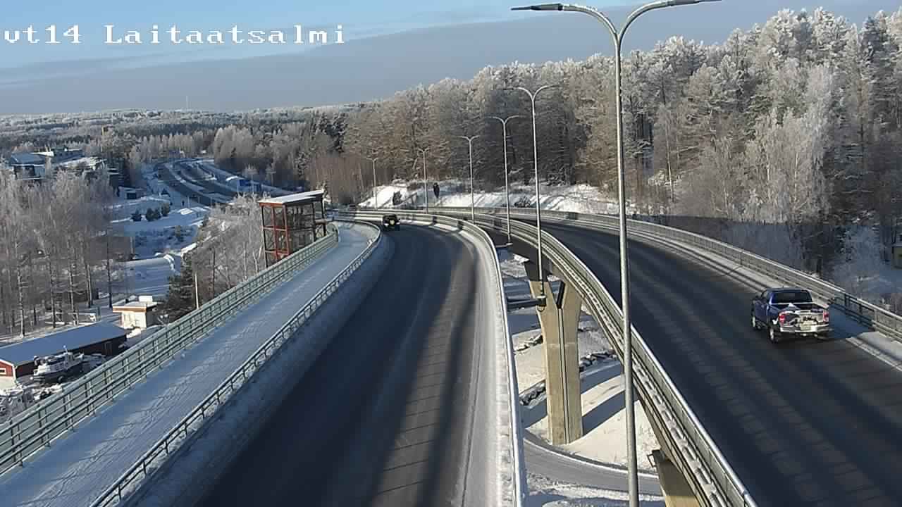 Weather Camera Image Road 14 Savonlinna, Laitaatsalmi, Savonlinna, Etelä-Savo