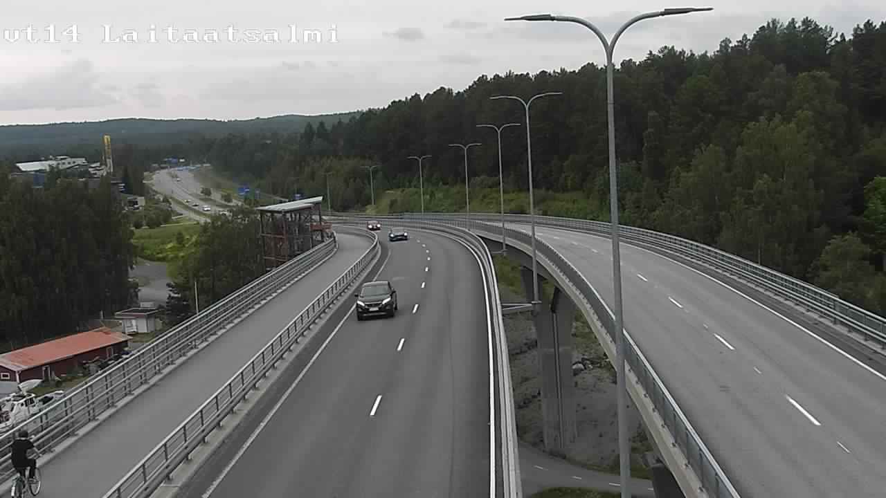 Kelikamerat Kuva Tie 14 Savonlinna, Laitaatsalmi silta, Savonlinna, Etelä-Savo
