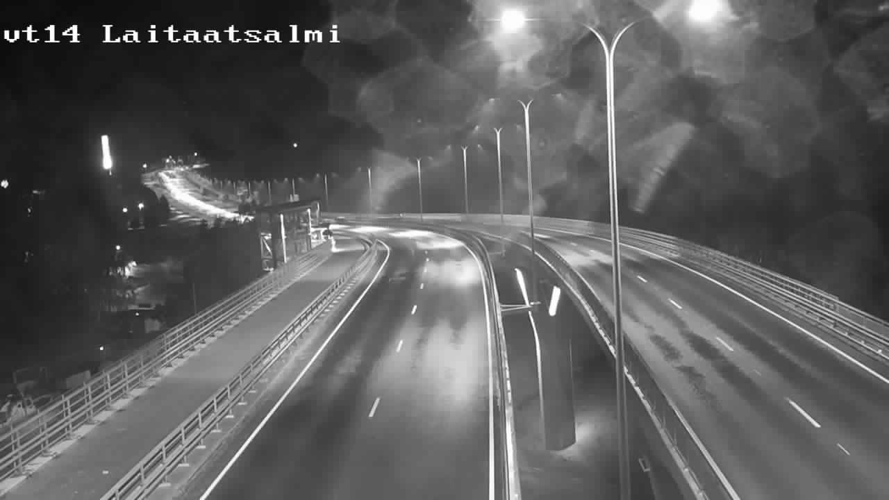 Weather Camera Image Road 14 Savonlinna, Laitaatsalmi, Savonlinna, Etelä-Savo