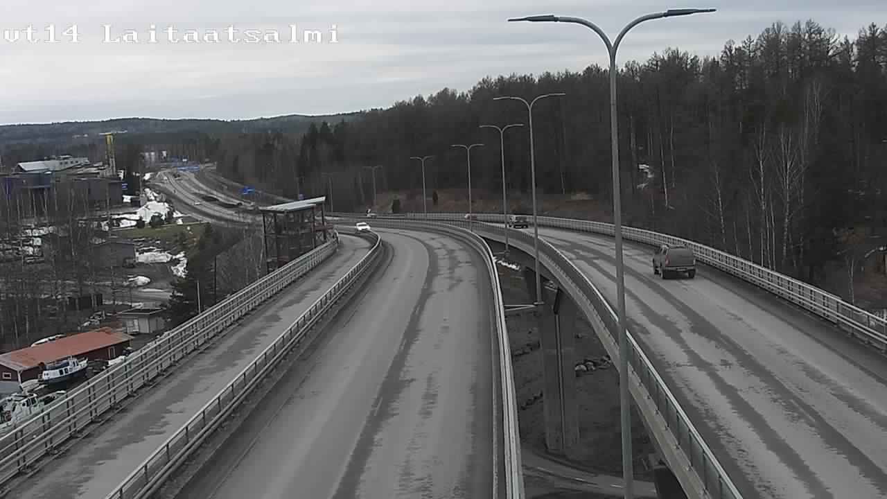 Kelikamerat Kuva Tie 14 Savonlinna, Laitaatsalmi silta, Savonlinna, Etelä-Savo