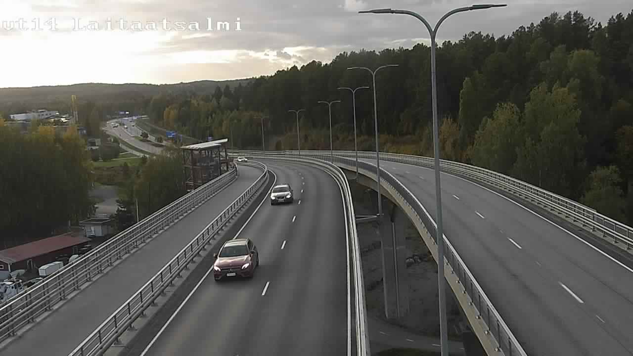 Weather Camera Image Road 14 Savonlinna, Laitaatsalmi, Savonlinna, Etelä-Savo