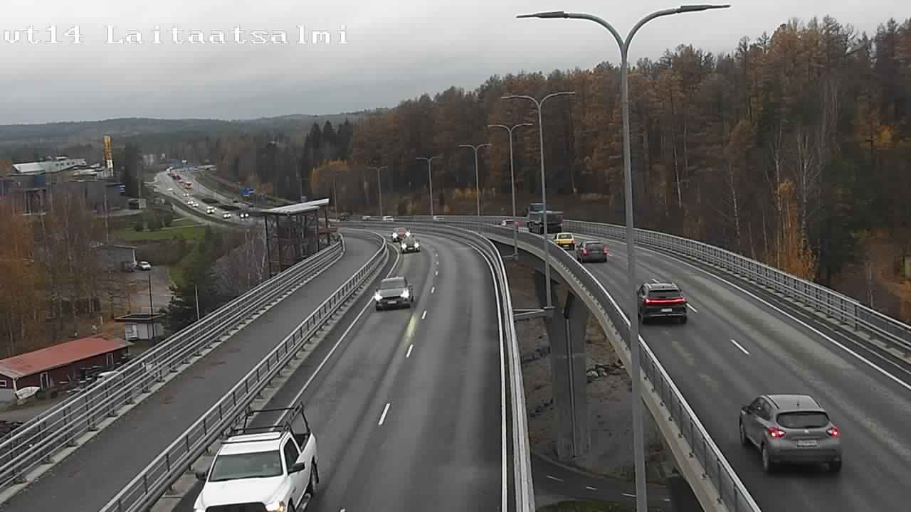 Kelikamerat Kuva Tie 14 Savonlinna, Laitaatsalmi silta, Savonlinna, Etelä-Savo