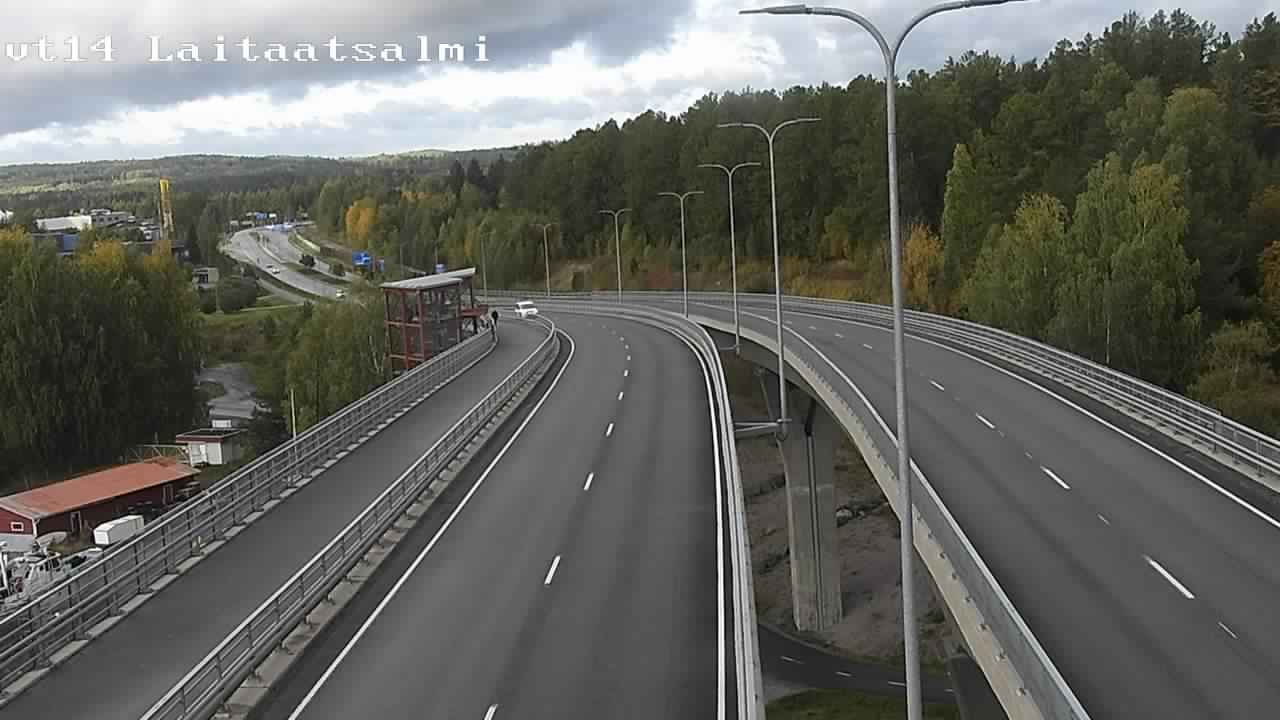Weather Camera Image Road 14 Savonlinna, Laitaatsalmi, Savonlinna, Etelä-Savo