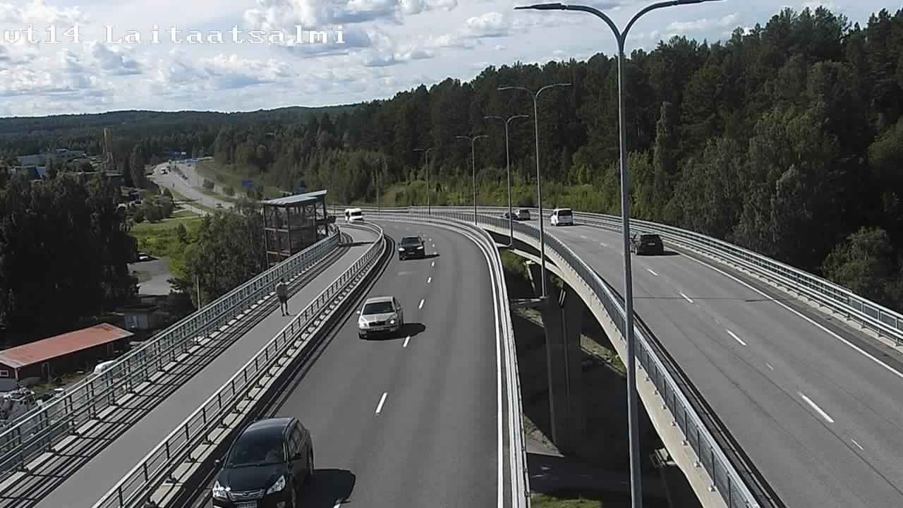 Kelikamerat Kuva Tie 14 Savonlinna, Laitaatsalmi silta, Savonlinna, Etelä-Savo