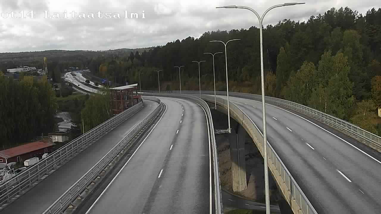 Weather Camera Image Road 14 Savonlinna, Laitaatsalmi, Savonlinna, Etelä-Savo