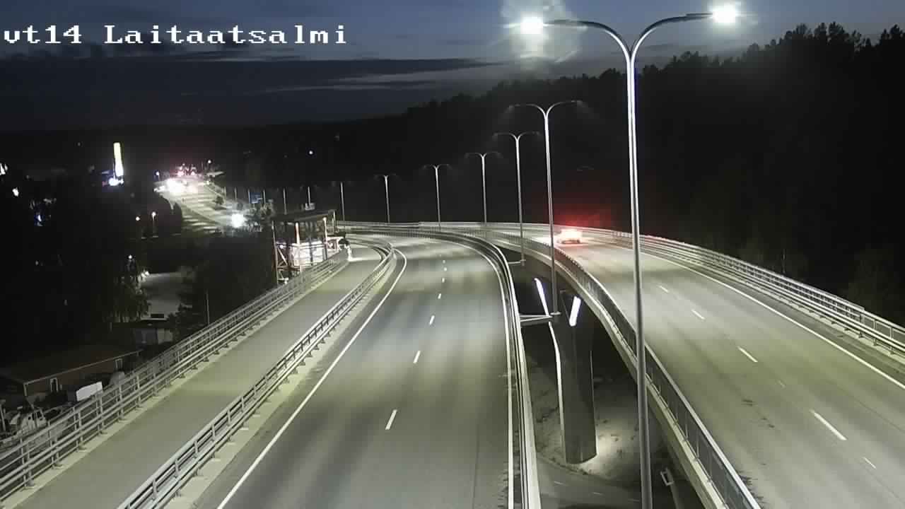 Weather Camera Image Road 14 Savonlinna, Laitaatsalmi, Savonlinna, Etelä-Savo