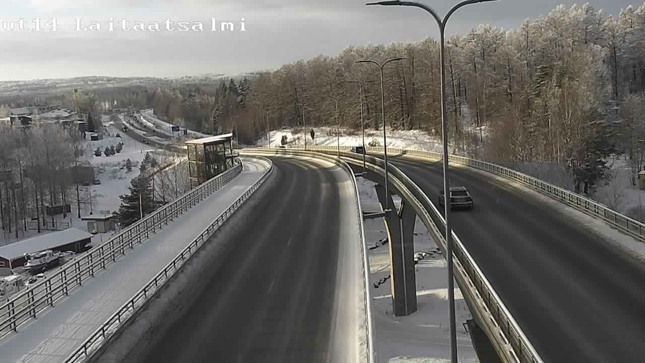 Weather Camera Image Road 14 Savonlinna, Laitaatsalmi, Savonlinna, Etelä-Savo