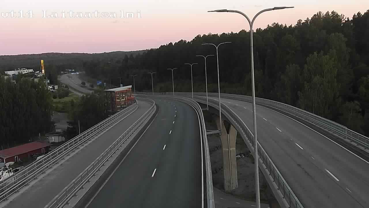 Kelikamerat Kuva Tie 14 Savonlinna, Laitaatsalmi silta, Savonlinna, Etelä-Savo