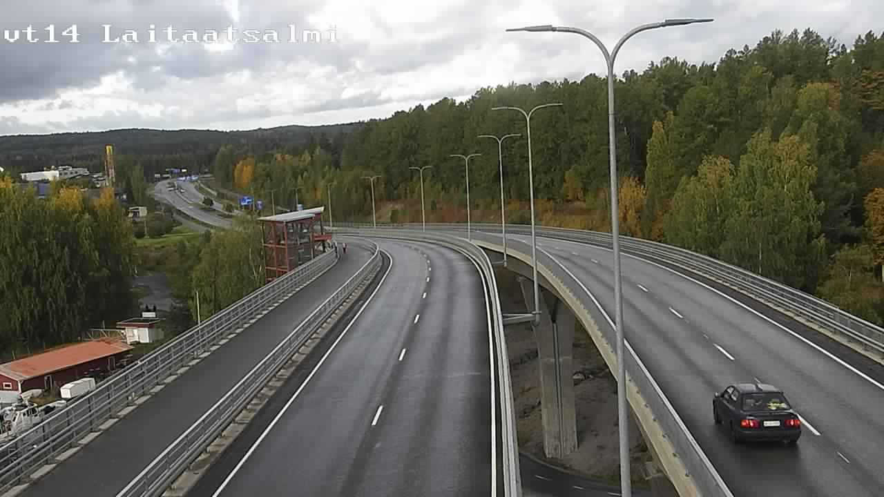Weather Camera Image Road 14 Savonlinna, Laitaatsalmi, Savonlinna, Etelä-Savo