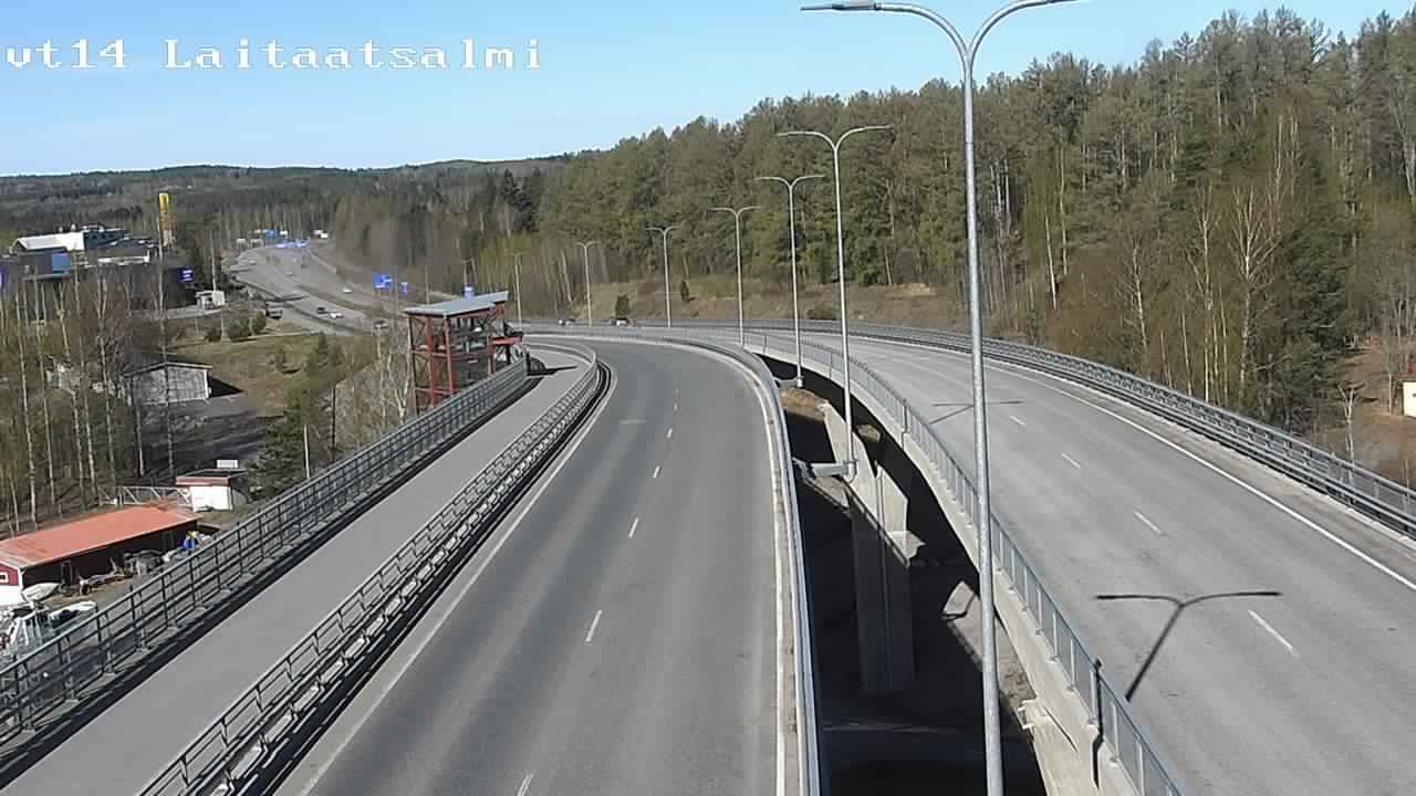 Weather Camera Image Väg 14 Nyslott, Laitaatsalmi, Savonlinna, Etelä-Savo