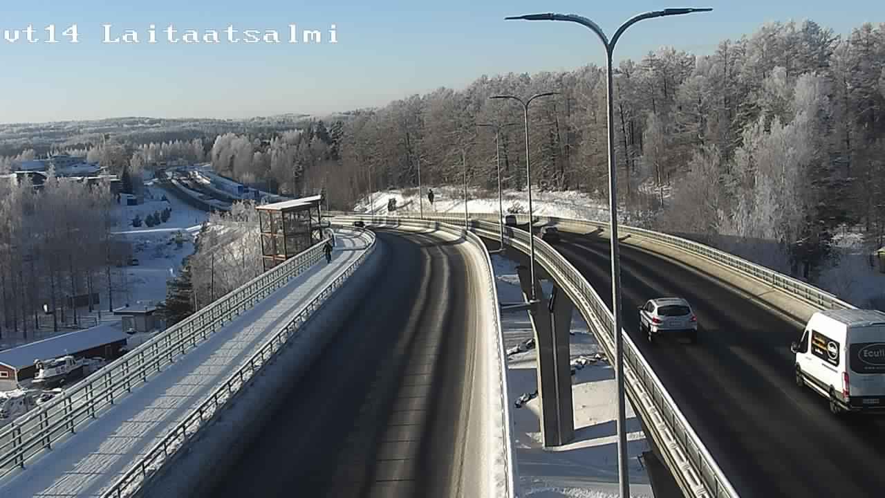 Kelikamerat Kuva Tie 14 Savonlinna, Laitaatsalmi silta, Savonlinna, Etelä-Savo