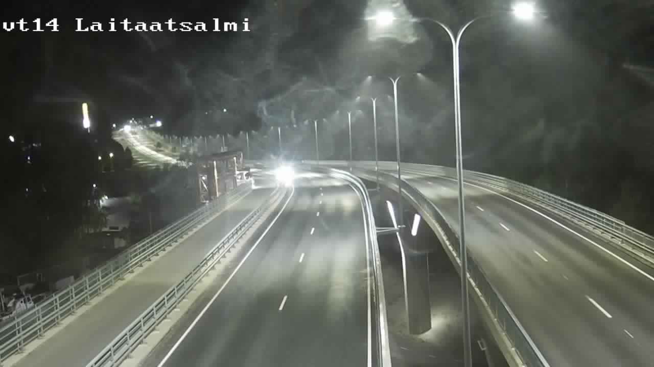 Weather Camera Image Road 14 Savonlinna, Laitaatsalmi, Savonlinna, Etelä-Savo