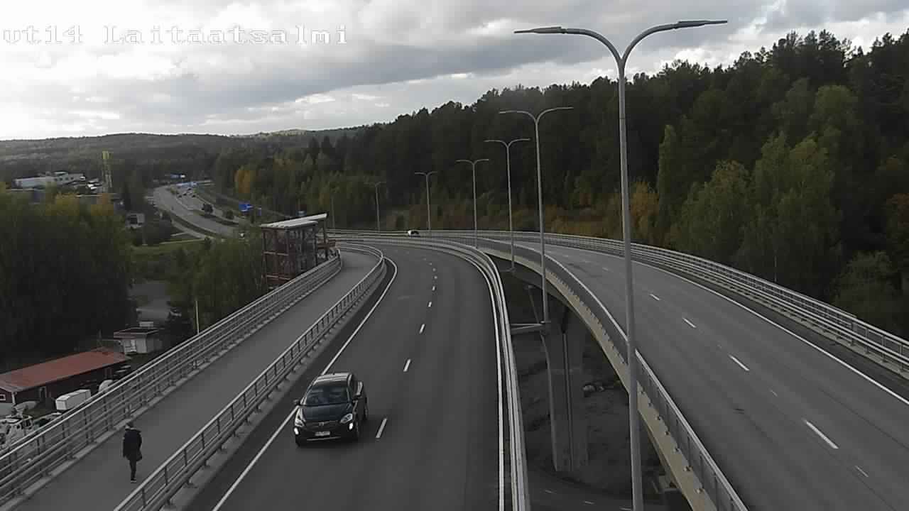 Weather Camera Image Road 14 Savonlinna, Laitaatsalmi, Savonlinna, Etelä-Savo
