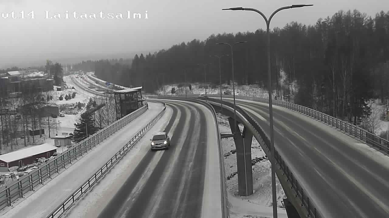 Weather Camera Image Väg 14 Nyslott, Laitaatsalmi, Savonlinna, Etelä-Savo