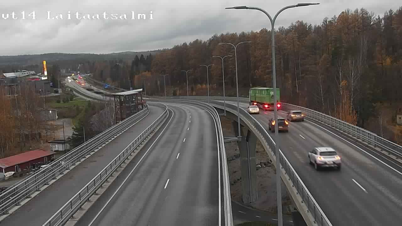 Kelikamerat Kuva Tie 14 Savonlinna, Laitaatsalmi silta, Savonlinna, Etelä-Savo