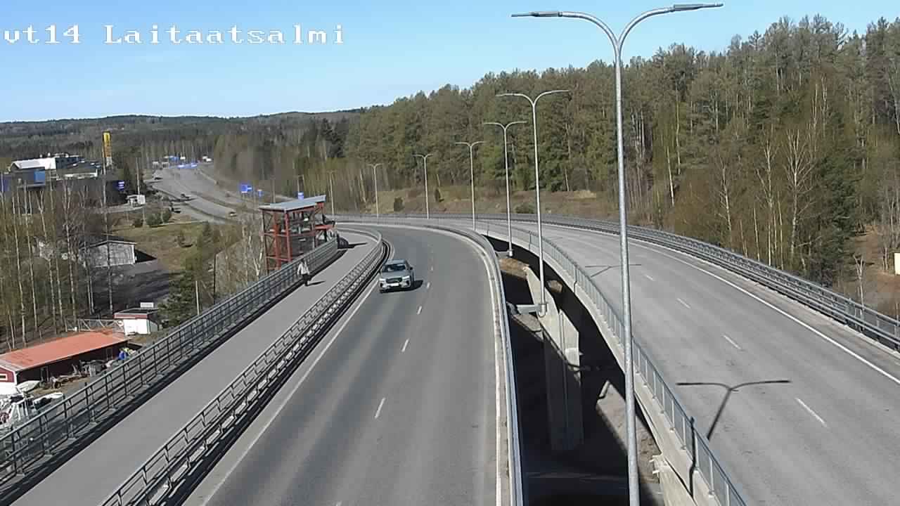 Kelikamerat Kuva Tie 14 Savonlinna, Laitaatsalmi silta, Savonlinna, Etelä-Savo