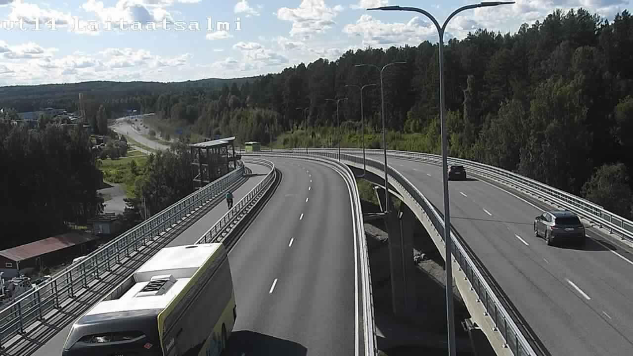 Kelikamerat Kuva Tie 14 Savonlinna, Laitaatsalmi silta, Savonlinna, Etelä-Savo