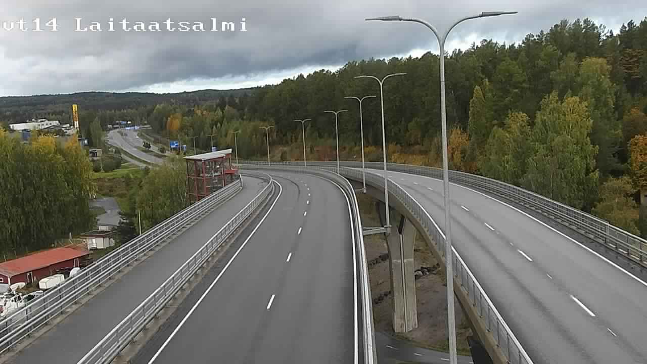 Weather Camera Image Road 14 Savonlinna, Laitaatsalmi, Savonlinna, Etelä-Savo
