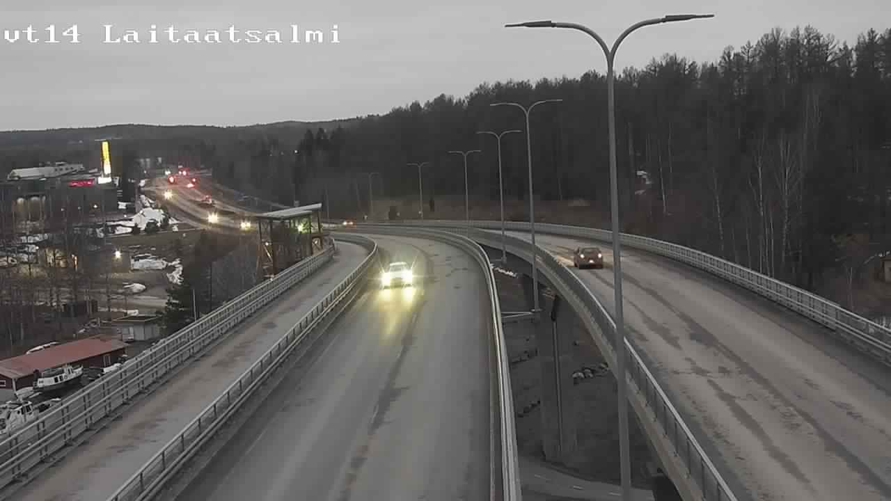 Kelikamerat Kuva Tie 14 Savonlinna, Laitaatsalmi silta, Savonlinna, Etelä-Savo