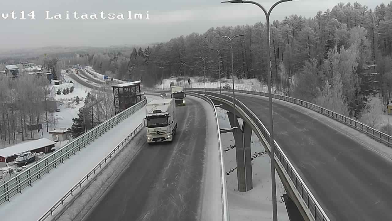 Weather Camera Image Road 14 Savonlinna, Laitaatsalmi, Savonlinna, Etelä-Savo
