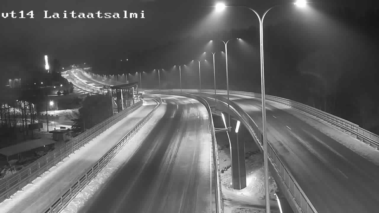 Weather Camera Image Väg 14 Nyslott, Laitaatsalmi, Savonlinna, Etelä-Savo