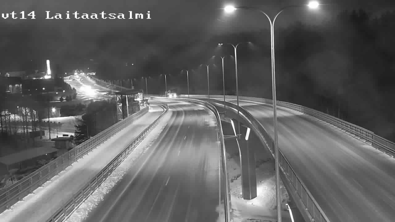 Weather Camera Image Väg 14 Nyslott, Laitaatsalmi, Savonlinna, Etelä-Savo