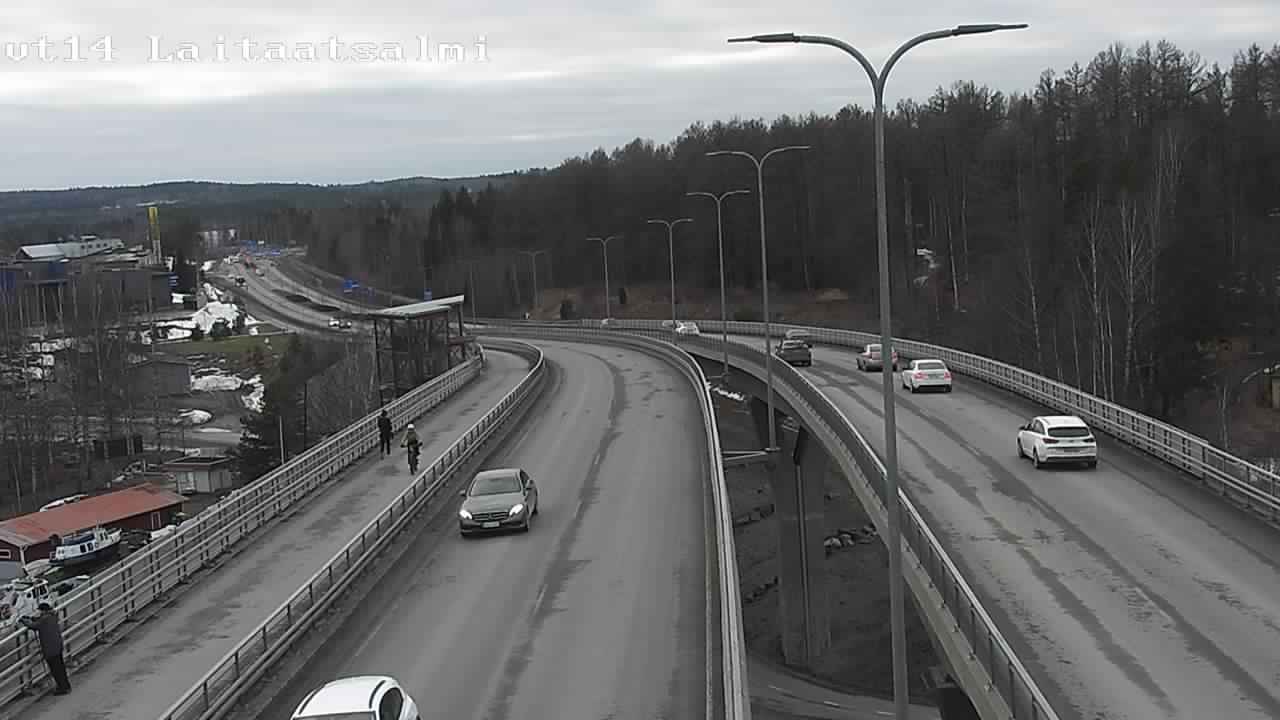 Kelikamerat Kuva Tie 14 Savonlinna, Laitaatsalmi silta, Savonlinna, Etelä-Savo