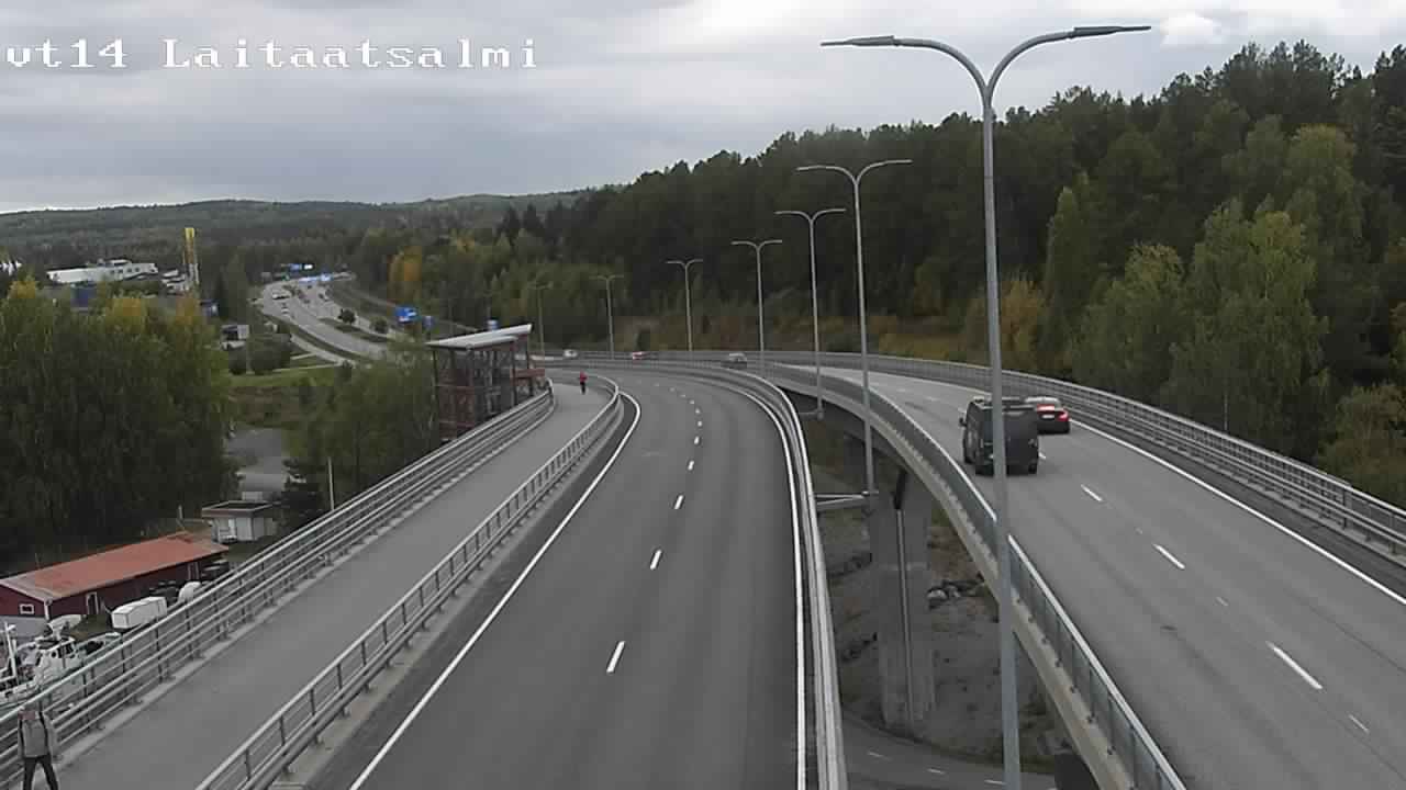 Weather Camera Image Road 14 Savonlinna, Laitaatsalmi, Savonlinna, Etelä-Savo