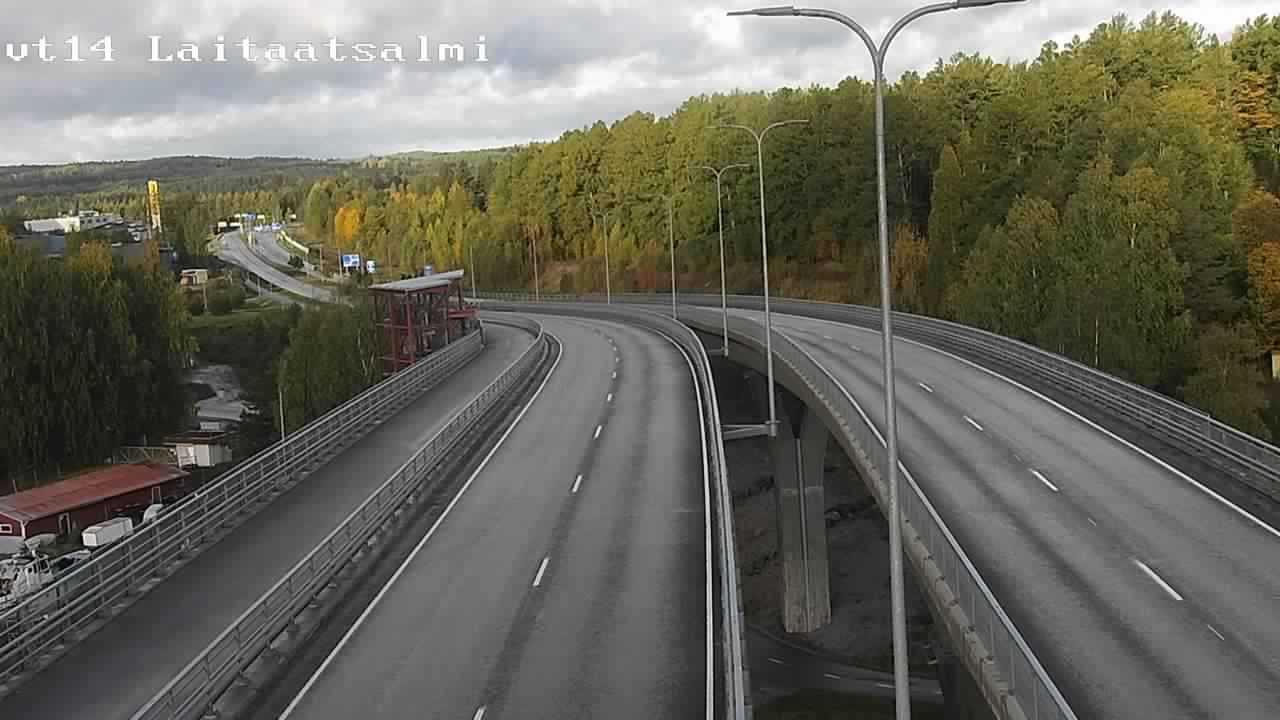 Weather Camera Image Road 14 Savonlinna, Laitaatsalmi, Savonlinna, Etelä-Savo