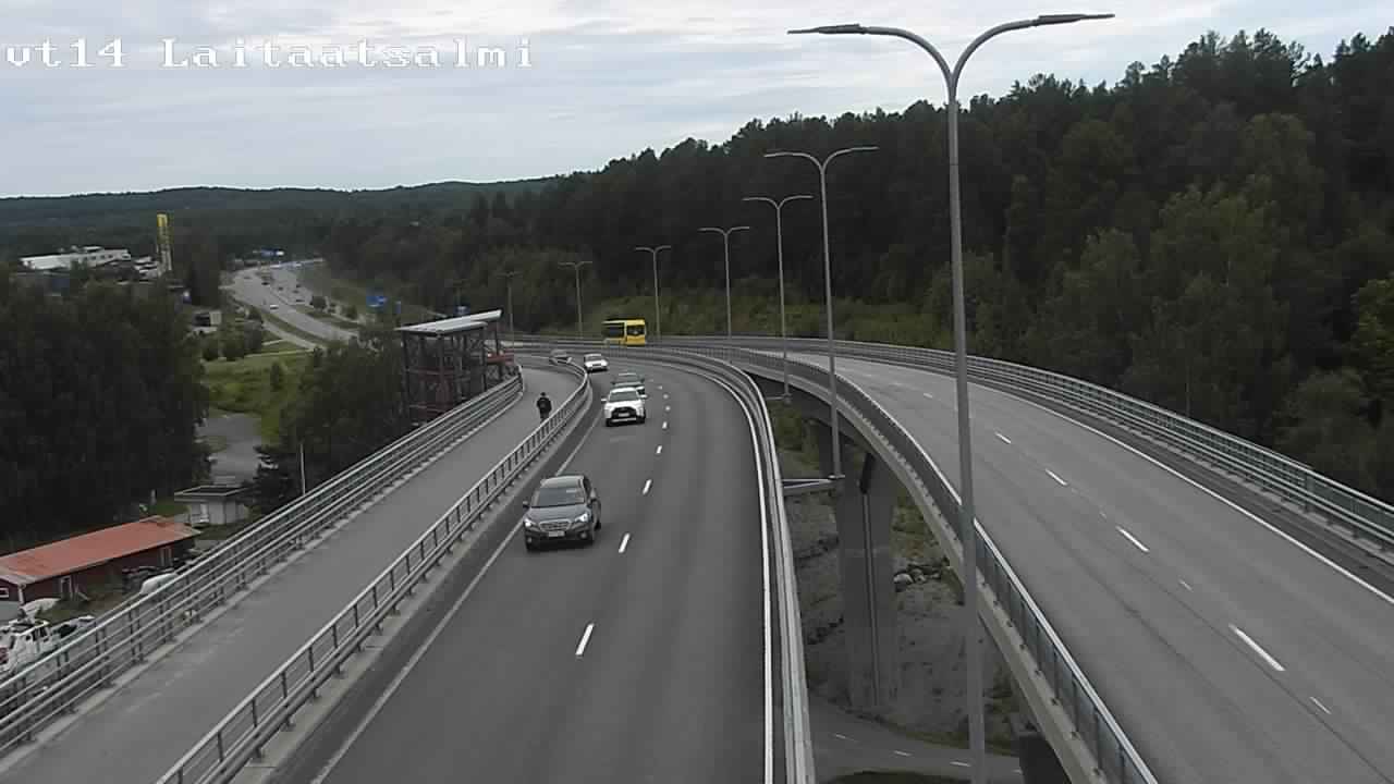 Weather Camera Image Väg 14 Nyslott, Laitaatsalmi, Savonlinna, Etelä-Savo