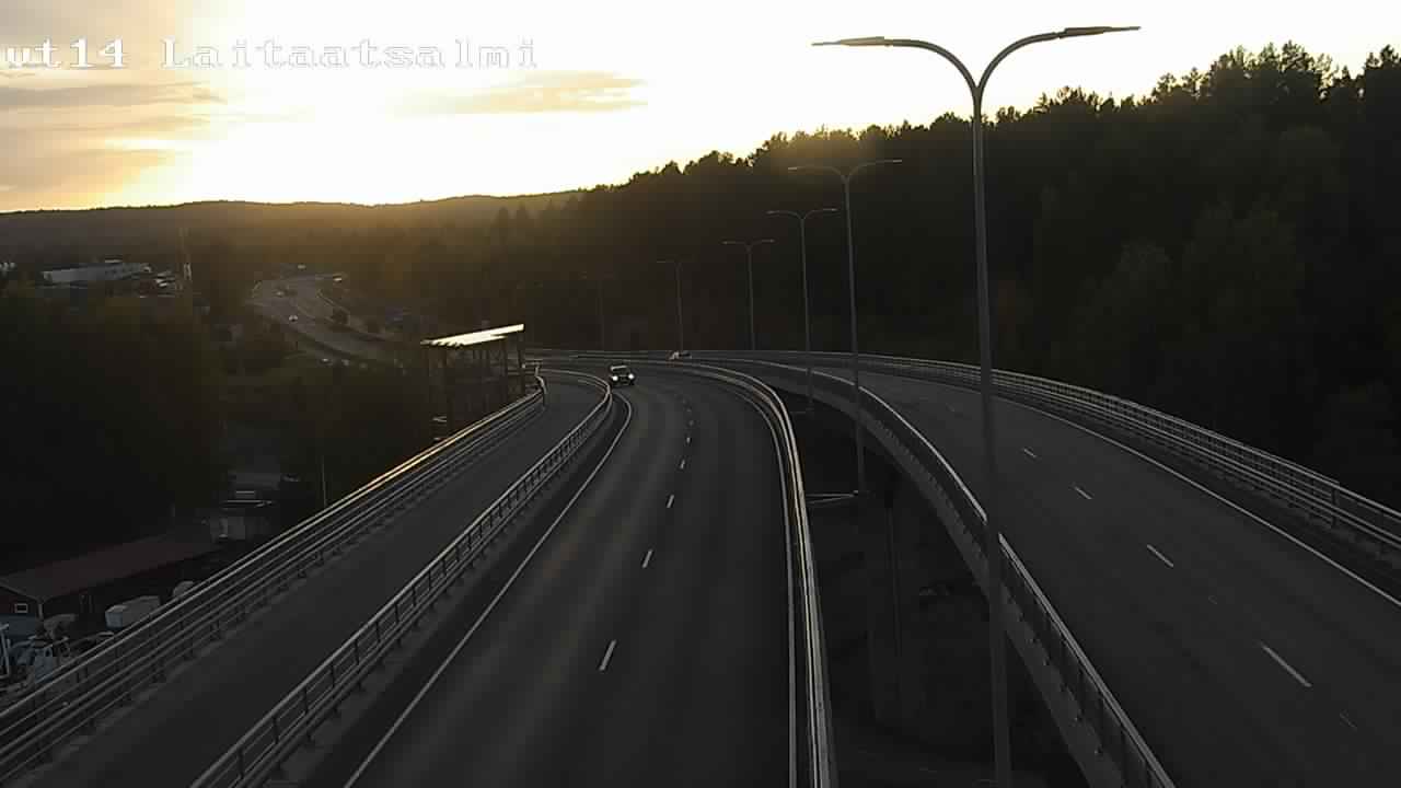 Weather Camera Image Road 14 Savonlinna, Laitaatsalmi, Savonlinna, Etelä-Savo