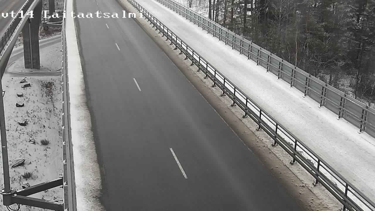 Weather Camera Image Väg 14 Nyslott, Laitaatsalmi, Savonlinna, Etelä-Savo