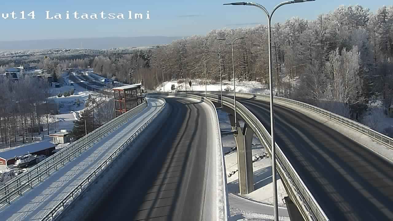 Weather Camera Image Road 14 Savonlinna, Laitaatsalmi, Savonlinna, Etelä-Savo