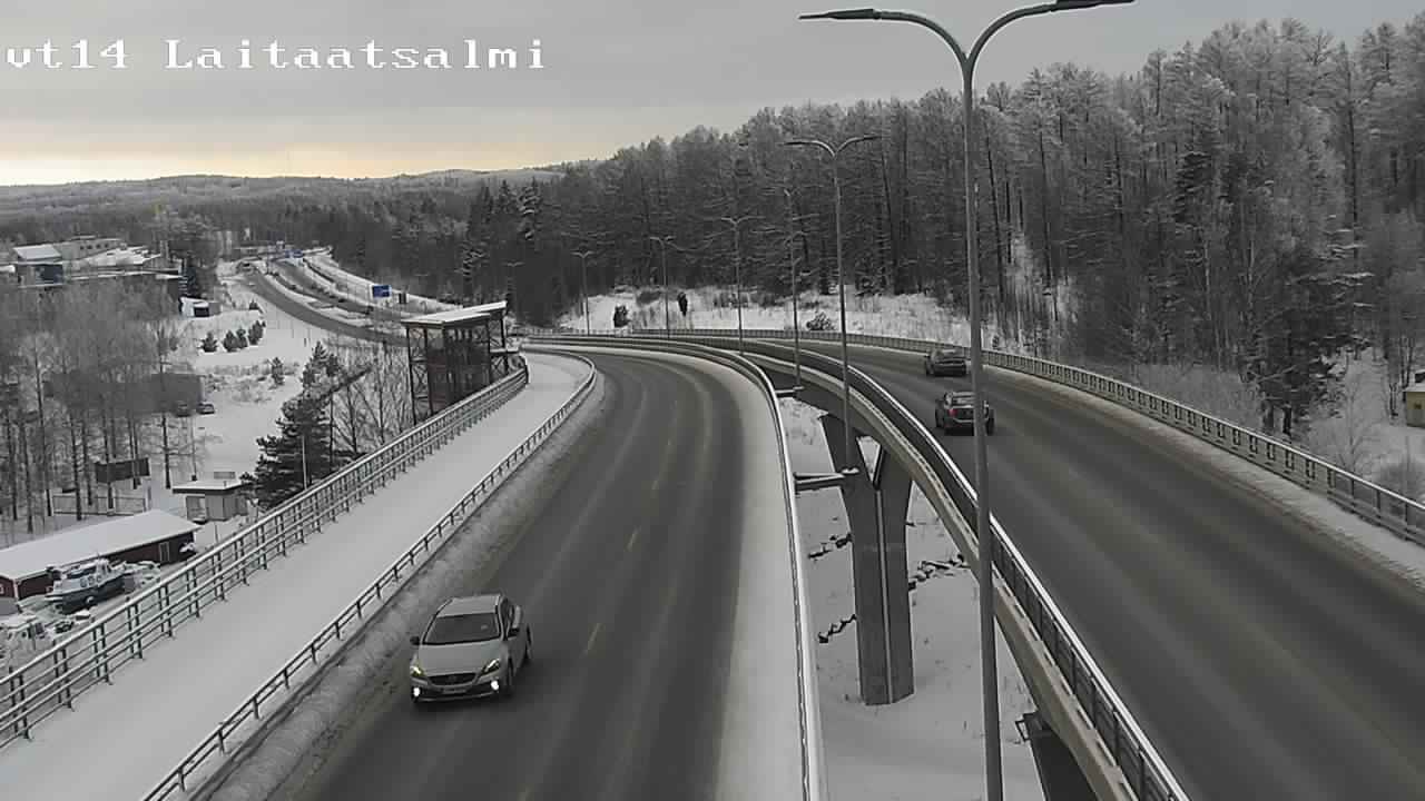 Weather Camera Image Road 14 Savonlinna, Laitaatsalmi, Savonlinna, Etelä-Savo