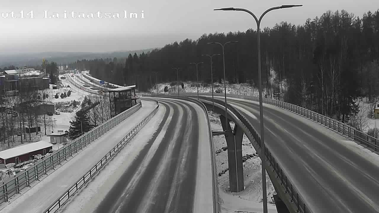 Weather Camera Image Väg 14 Nyslott, Laitaatsalmi, Savonlinna, Etelä-Savo