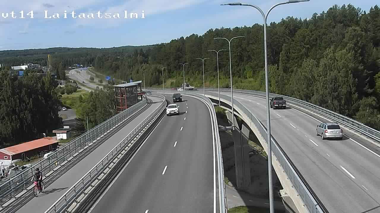 Kelikamerat Kuva Tie 14 Savonlinna, Laitaatsalmi silta, Savonlinna, Etelä-Savo