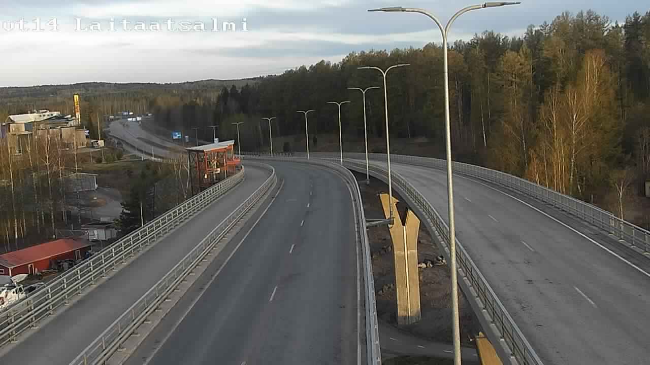 Kelikamerat Kuva Tie 14 Savonlinna, Laitaatsalmi silta, Savonlinna, Etelä-Savo