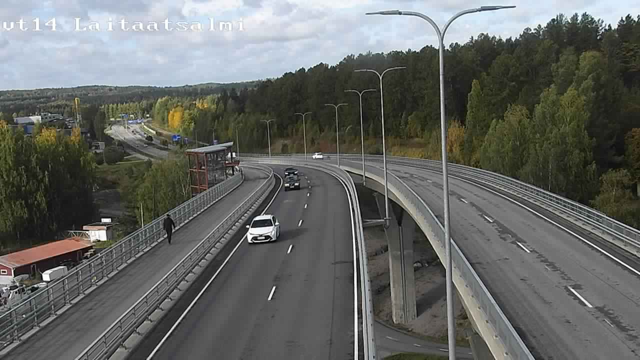 Weather Camera Image Road 14 Savonlinna, Laitaatsalmi, Savonlinna, Etelä-Savo