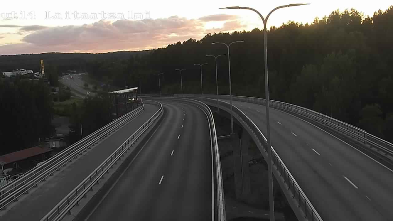 Kelikamerat Kuva Tie 14 Savonlinna, Laitaatsalmi silta, Savonlinna, Etelä-Savo