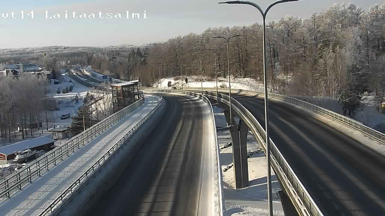Weather Camera Image Road 14 Savonlinna, Laitaatsalmi, Savonlinna, Etelä-Savo