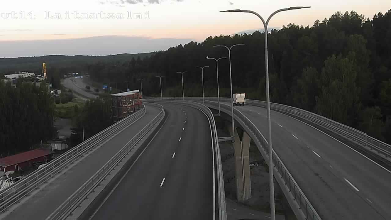 Weather Camera Image Road 14 Savonlinna, Laitaatsalmi, Savonlinna, Etelä-Savo