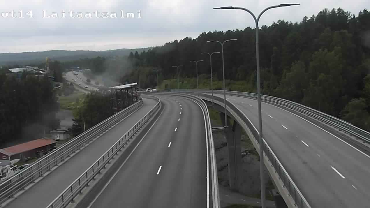 Kelikamerat Kuva Tie 14 Savonlinna, Laitaatsalmi silta, Savonlinna, Etelä-Savo