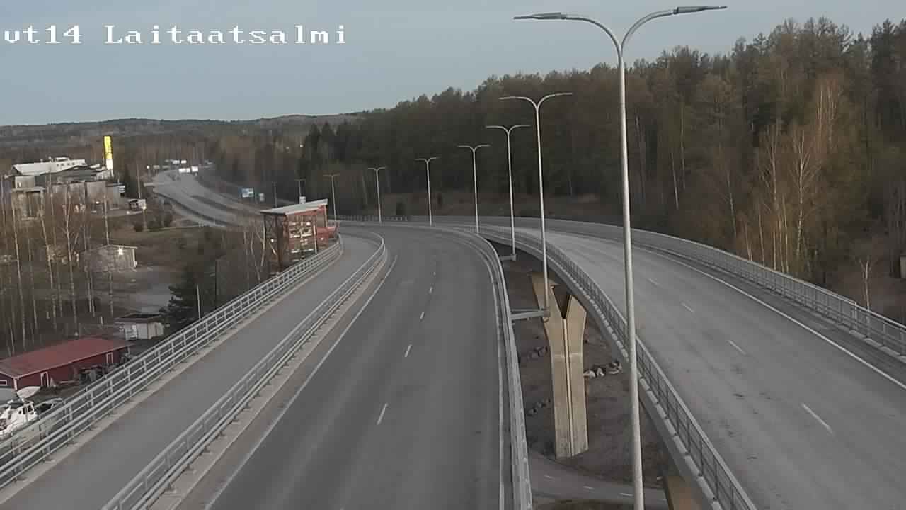 Kelikamerat Kuva Tie 14 Savonlinna, Laitaatsalmi silta, Savonlinna, Etelä-Savo