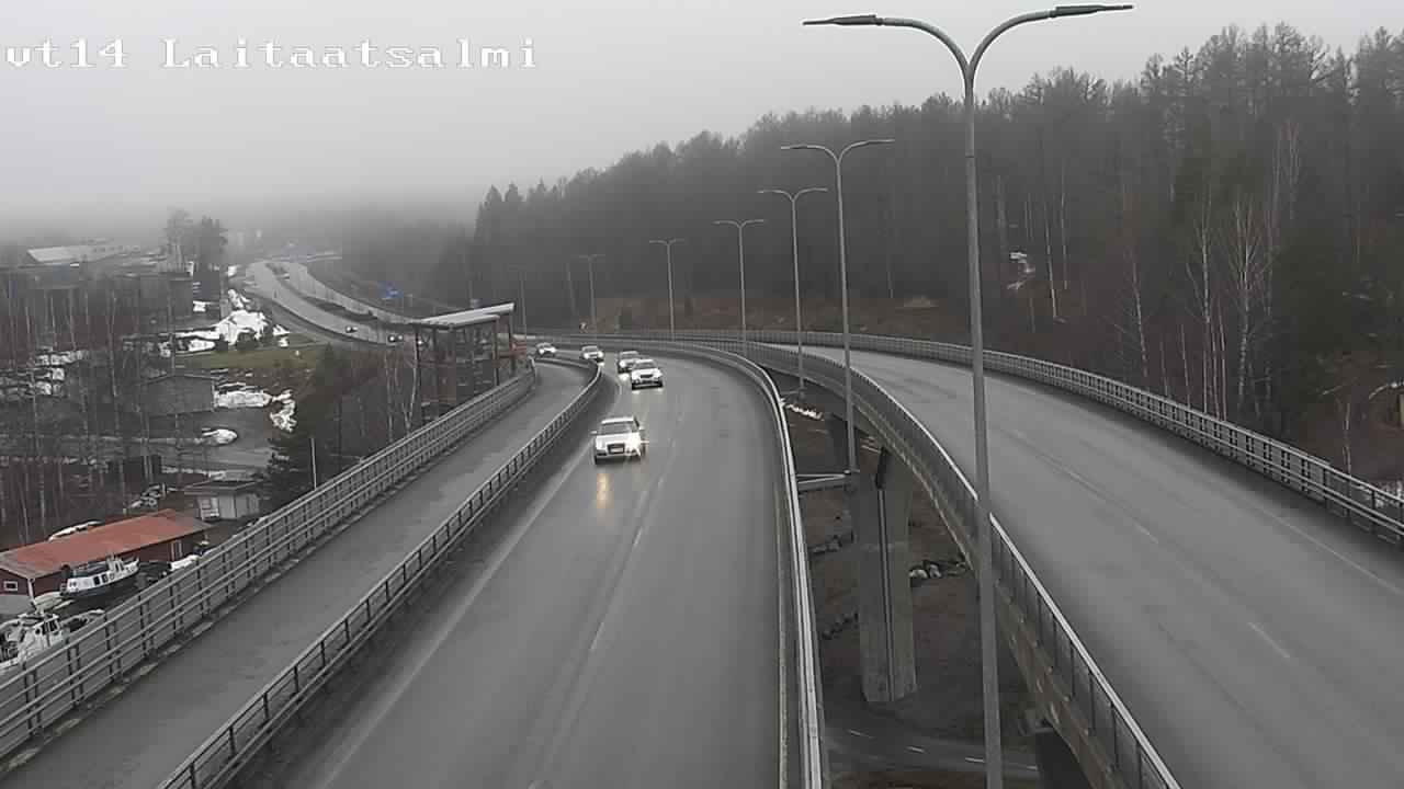 Kelikamerat Kuva Tie 14 Savonlinna, Laitaatsalmi silta, Savonlinna, Etelä-Savo