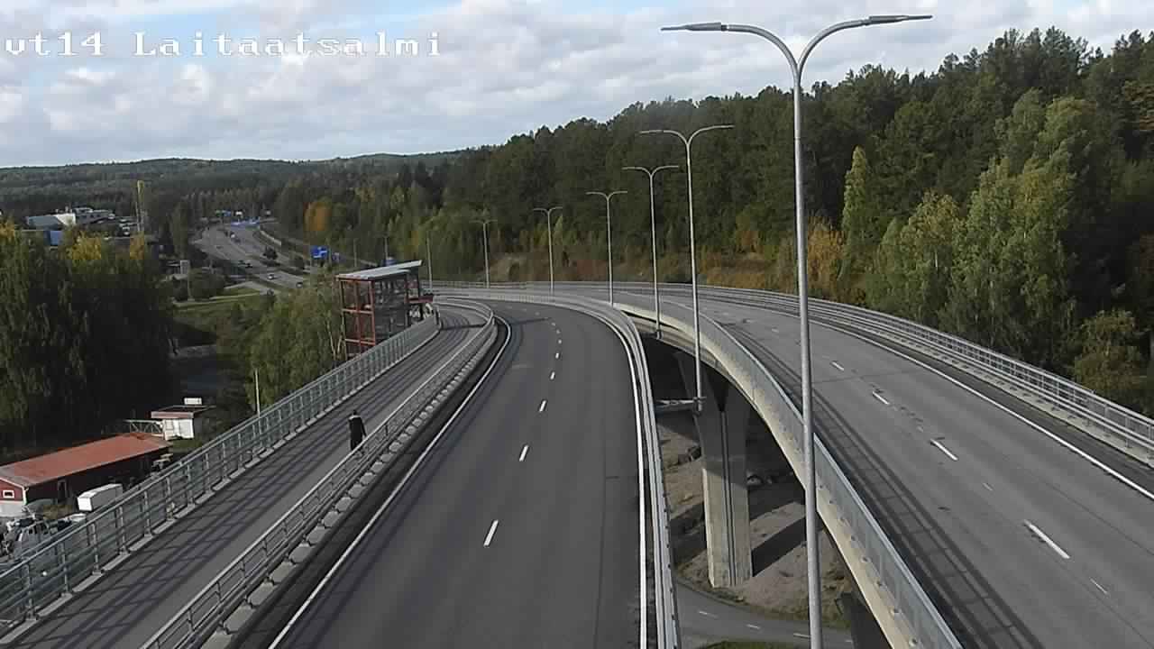 Weather Camera Image Väg 14 Nyslott, Laitaatsalmi, Savonlinna, Etelä-Savo