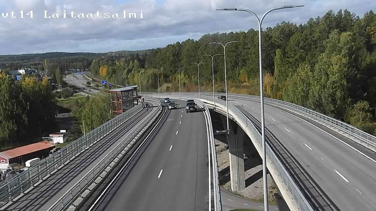 Weather Camera Image Väg 14 Nyslott, Laitaatsalmi, Savonlinna, Etelä-Savo