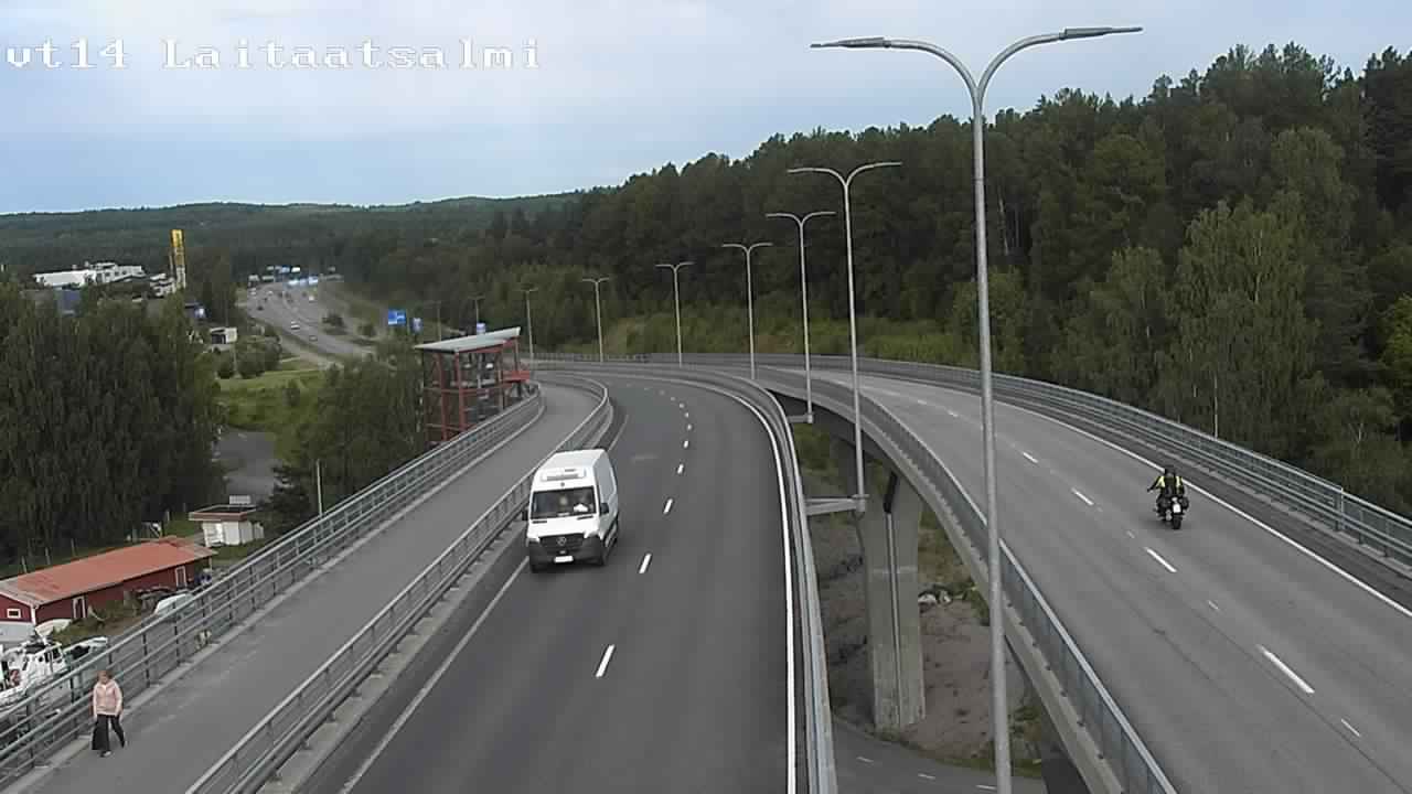 Weather Camera Image Road 14 Savonlinna, Laitaatsalmi, Savonlinna, Etelä-Savo
