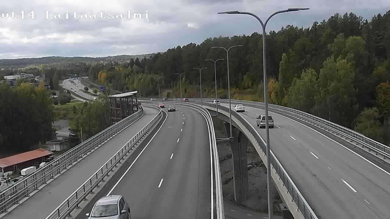 Weather Camera Image Road 14 Savonlinna, Laitaatsalmi, Savonlinna, Etelä-Savo