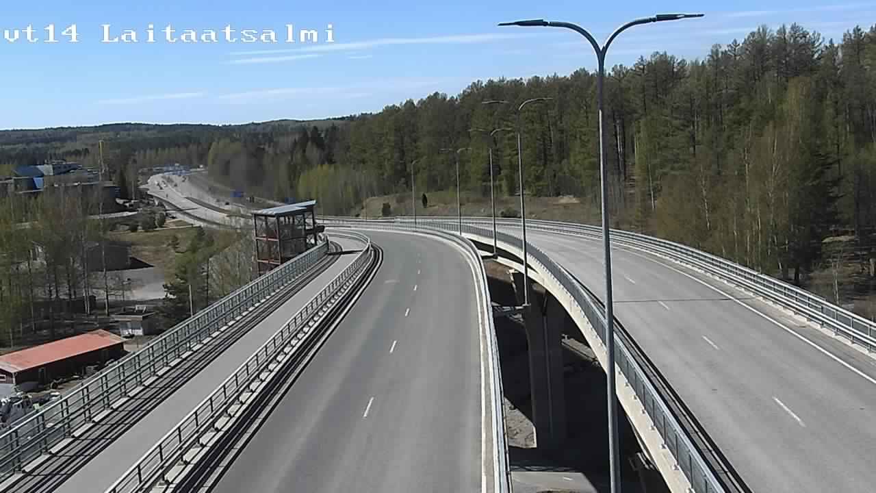 Weather Camera Image Väg 14 Nyslott, Laitaatsalmi, Savonlinna, Etelä-Savo